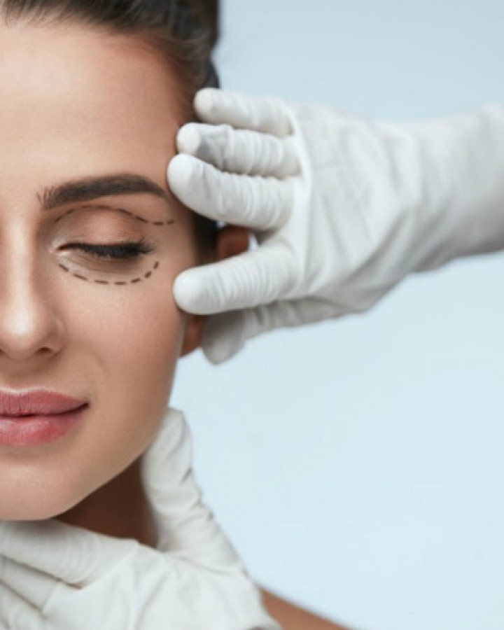 woman getting facial treatment consultation orchard house