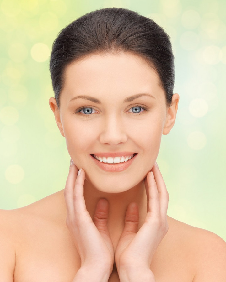 Polynucleotide model highlighting skin regeneration treatment after consultation