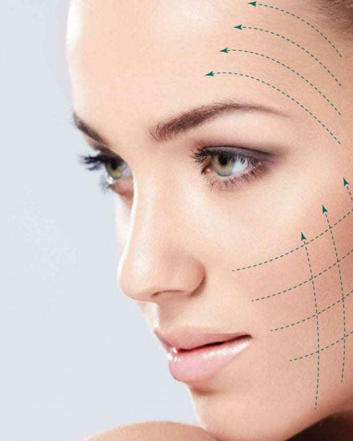 IPL skin treatment for tightening pigmentation and redness